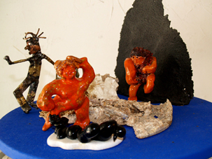 Bain de soleil sur la banquise.